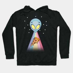 aliens pizza Hoodie